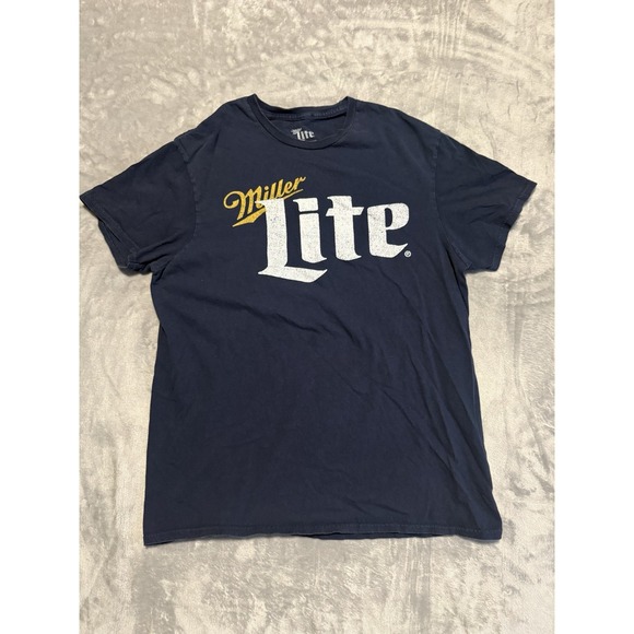 Other - Miller T-Shirt Mens Large Blue Round Neck Short Sleeve Regular Vintage Feel